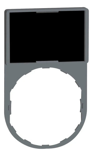 Kit Com 10 Peças: Porta Etiqueta 30x50mm Zby6101 Schneider Cinza