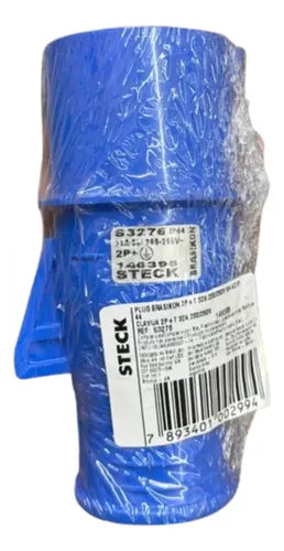 Plug S3276 32a 2p+t 220/240v Azul Steck 220/240 V