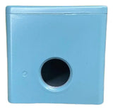 Botoeira Metalica Azul 22mm 4 Furos Xapm3504h29 Schneider Azul