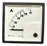 Amperímetro Fm72pc 250/500/5a Travamento Em 180a Ip54 Kron