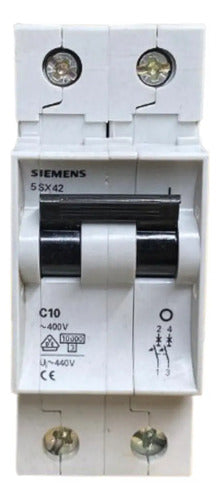 Disjuntor 5sx4210-7 C10 2p Siemens