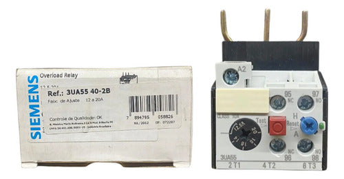 Rele De Sobrecarga 3ua5540-2b 12-20a Siemens -
