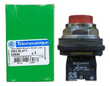 Botão 30mm 2na Vermelho Xb3bl411 Telemecanique