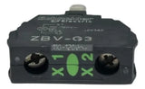 Bloco Luminoso Com Led Verde 110vac Zbvg3 Schneider Verde 110vca