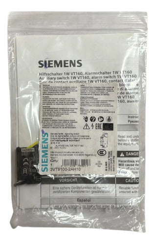 Contator Auxiliar 1naf 3vt9100-2ah10 Siemens