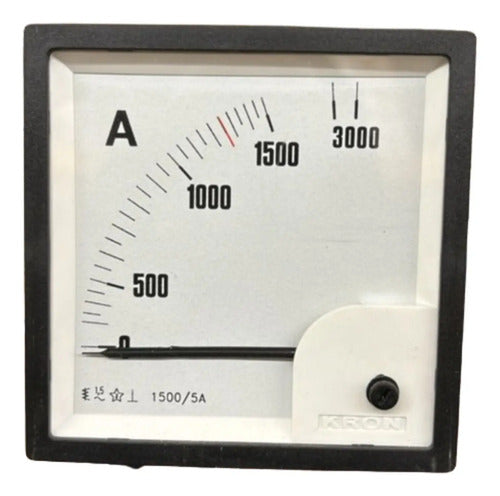 Amperimetro Fm96pc 1500/3000/5a Travamento Em 1250a Kron