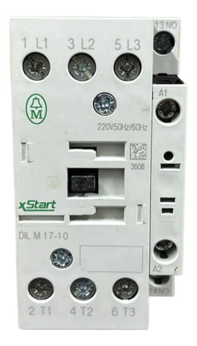 Contator Tripolar Dilm17-10 22a 220v 50/60hz Eaton 220v