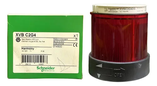 Módulo Luminoso Contínuo Led Vermelho Xvbc2g4 Schneider 127v