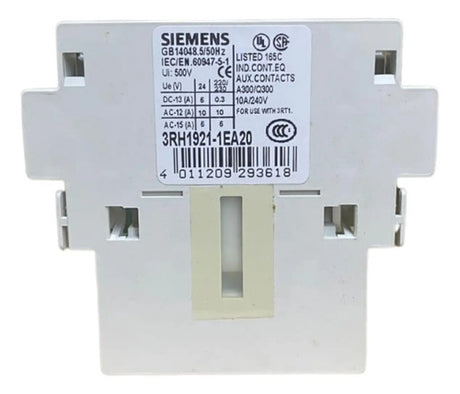 Bloco De Contato Auxiliar 2na 3rh1921-1ea20 Siemens -