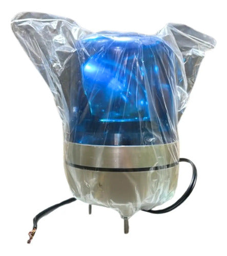 Farol Rotativo Led 106mm Azul 24vca/cc Xvr10b06 Schneider