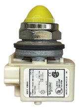 Sinaleiro 30mm Metálico Amarelo P/ Ba9s 9001kp40y9 Schneider Amarelo 6v