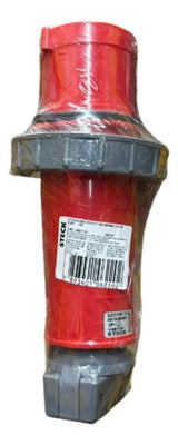 Plug 3p+t 63a 440/460v 11h Ip67 S45711w Vermelho Steck Vermelho