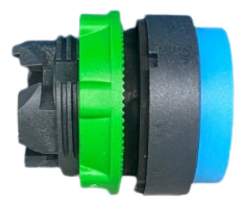 Kit C/ 3 Peças: Cabeçote Para Botão 22mm Az Zb5al6 Schneider Azul -