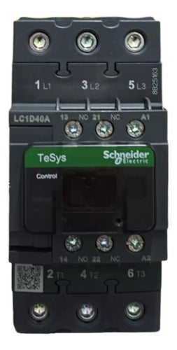 Contator 3p 40a 120vca Lc1d40ag7 Schneider 120vca
