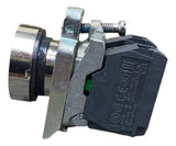 Botão Ø22mm Azul + Bloco 1na+1nf Xb4ba65 Schneider Azul -