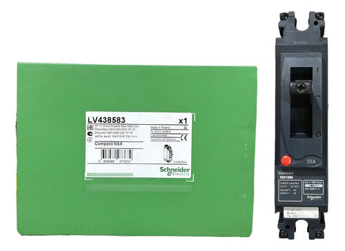 Disjuntor Nsx100m Dc 20a Monopolar Lv438583 Schneider