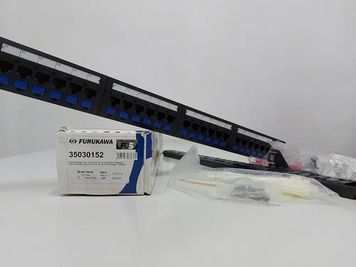 Patch Panel Cat5e 24p T568a/b 35030152 Furukawa Novo !!