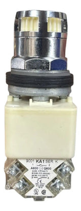 Botão 30mm Metálico 120v Branco 9001k3l38lwwh13 Schneider Branco 120vca