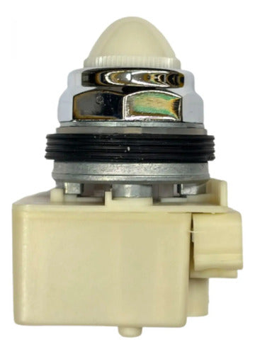 Sinaleiro 30mm Metálico Branco 9001kp38lww9 Schneider Branco 120vca/cc