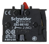 Kit Com 2: Bloco De Contato Auxiliar 1nf Zb2be102 Schneider 1nf