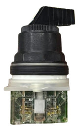 Comutador 30mm 2 Posições 1na 9001ks34fbh5 Schneider Metálico/ Verde 1na