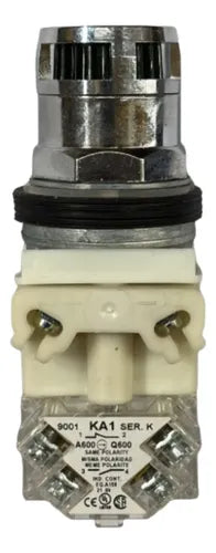 Botão 30mm Metálico Verde 1naf 9001k3l7lggh13 Schneider Verde
