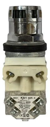 Botão 30mm Metálico Verde 1naf 9001k3l7lggh13 Schneider Verde