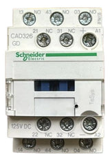 Contator Auxiliar 10a 3na+2nf 125vcc Cad326gd Schneider 125 Vcc