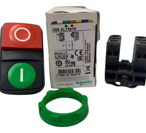 Kit Com 30: Botão 22mm Verde/vermelho Xb5al73415 Schneider Verde E Vermelho Não Se Aplica