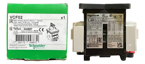 Interruptor Seccionador Vario 12 Vcf02 Schneider 12 A 690v Vermelho/ Amarelo