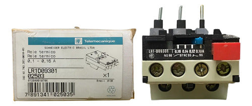 Relé Térmico Lr1d09301 0,10-0,16a Telemecanique -