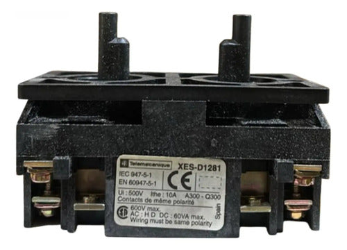 Bloco De Contato Reversão Xesd1281 Schneider