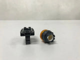 Sinaleiro 22mm Amarelo Zb5av65 Schneider