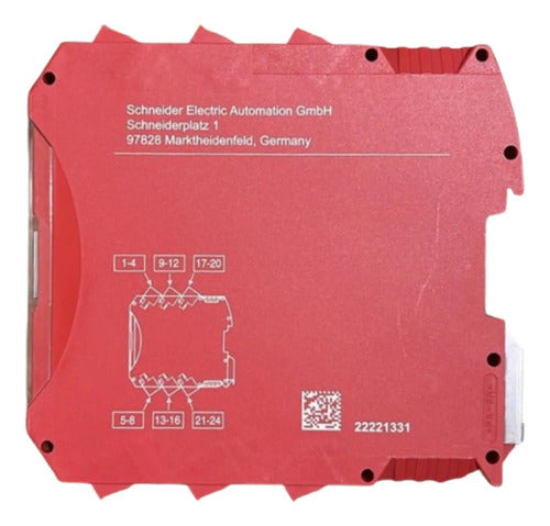 Modulo Para Rele De Segurança Xpsmcmer0004 Schneider 24v