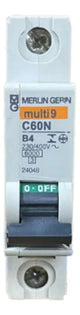 Disjuntor Unipolar 4a C60n 24048 Schneider (merlin Gerin)