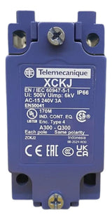 Corpo De Chave Fim De Curso Zckj2 Telemecanique Azul -