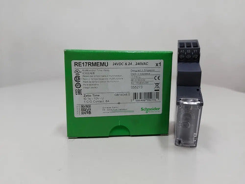 Rele Temporizador Multi 24vcc-24/240vca Re17rmemu