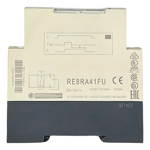 Rele Temporizador Repouso 20s-30min Re8ra41fu Schneider 110/240v