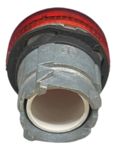 Kit Com 3: Cabeçote Para Sinalizador 22mm Zb4bv04 Schneider Vermelho -