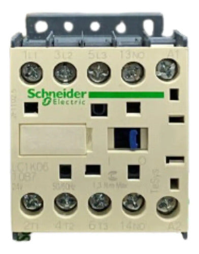 Contator Tripolar Tesys 6a 1na 24vca Lc1k0610b7 Schneider 24vca