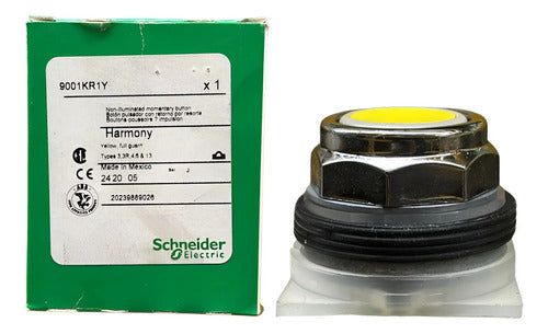 Cabecote Para Botao 30mm 9001kr1y Amarelo Schneider Amarelo -
