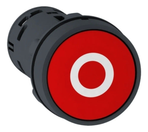 Botão Monobloco Sem Trava Na+nf Vermelho Xb7na4532 Schneider Vermelho Não Se Aplica