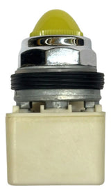 Sinaleiro 30mm Metálico 9001kp35lyy9 Amarelo Schneider Amarelo 24vca Cc