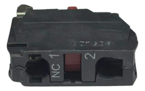 Kit Com 4 Peças: Bloco De Contato 1nf Zbe102n Schneider Preto C/ Vermelho 1nf