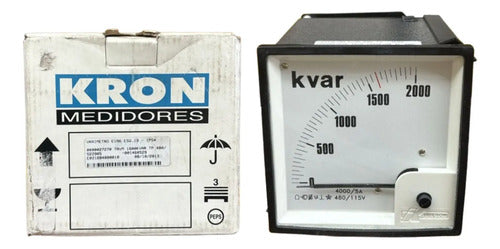 Varimetro Ev96 0-2000 Trmv Em 1600kvar 4000/5a 480/115v Kron