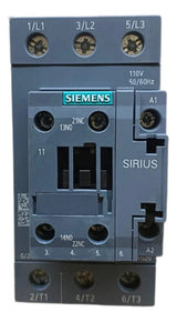 Contator Tripolar 3rt2036-1ag20 110vca 51a Sirius Siemens 110vca
