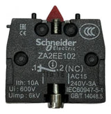 Kit Com 10 Peças: Bloco De Contato 1nf Za2ee102 Schneider Preto/vermelho 1nf