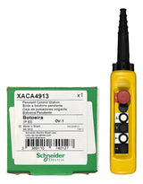 Botoeira Pendente 4 Botões 2 Velocidade Xaca4913 Schneider Amarelo