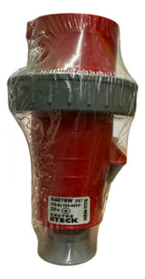 Plug N4076w 16a 3p+t 380/440v 6h Vermelho Ip67 Steck Vermelho