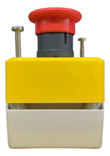 Botoeira 22mm Plastica 1 Botao Emergencia Xalk184g Schneider Amarelo E Cinza